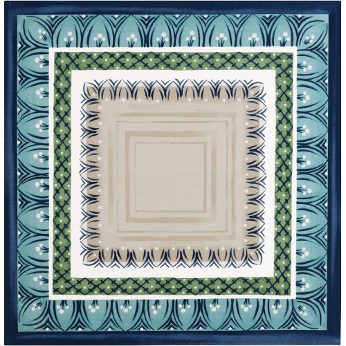  Villeroy & Boch Villeroy and Boch Casale Blu Cotton Fabric Napkin (Set of 4), 21X21, Multi