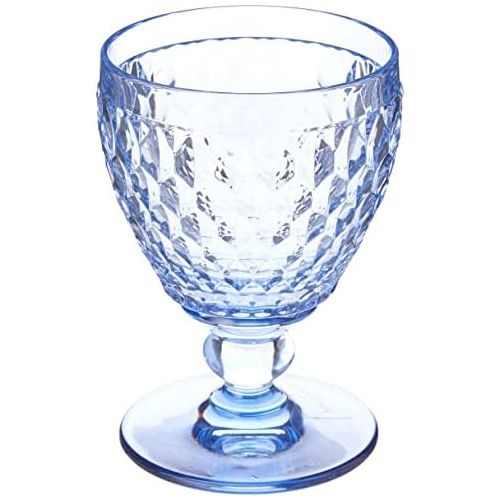  Villeroy & Boch Villeroy and Boch Boston Blue Coloured Wine Glass 120mm