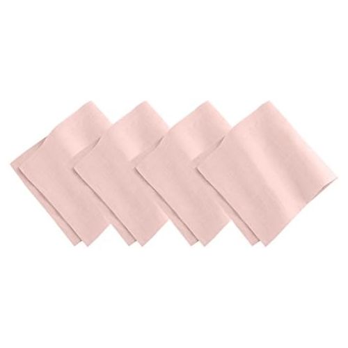  Villeroy & Boch Villeroy and Boch La Classica Luxury Linen Fabric Napkin (Set of 4), 21x21, Blush