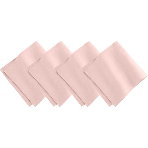  Villeroy & Boch Villeroy and Boch La Classica Luxury Linen Fabric Napkin (Set of 4), 21x21, Blush