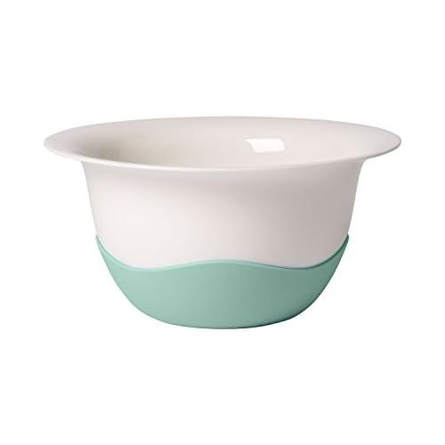  Clever Cooking Strainer/Serving Bowl by Villeroy & Boch - Premium Porcelain - Made in Germany - Dishwasher and Microwave Safe - 11.5 Inches, Green