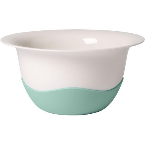  Clever Cooking Strainer/Serving Bowl by Villeroy & Boch - Premium Porcelain - Made in Germany - Dishwasher and Microwave Safe - 11.5 Inches, Green
