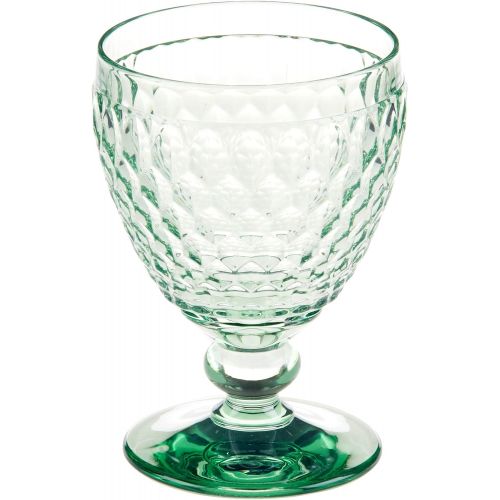  Villeroy & Boch Boston Wine Clarets Set of 4, Green