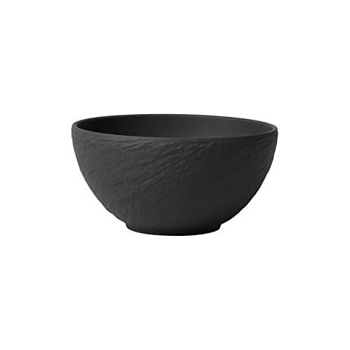  Villeroy & Boch - 1042391900 Villeroy & Boch Manufacture Rock Rice Bowl, 20.25 oz, Premium Porcelain, Gray