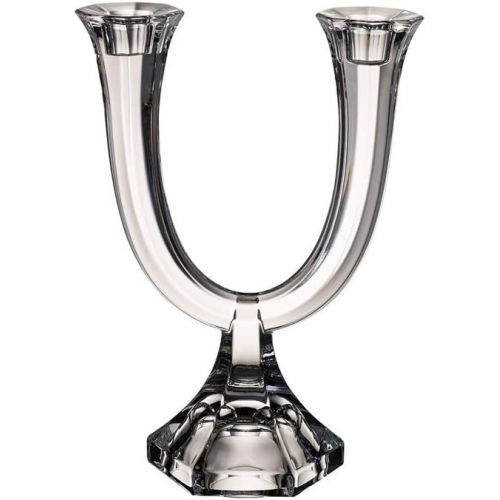  Villeroy & Boch Candelabra 2-Armed, 24 cm, Crystal Glass, Transparent