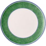 Villeroy & Boch Costa Coup Dinner Plate, 10.25 in, White/Green/Blue