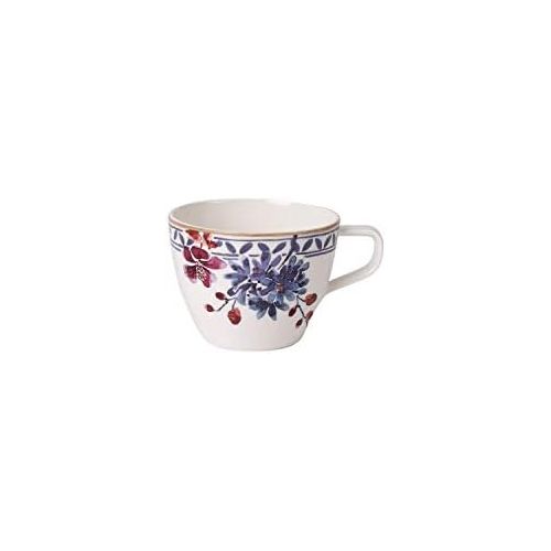  Villeroy & Boch Artesano Provencal Lavender Tea Cup, 8.5 oz, White/Multicolored