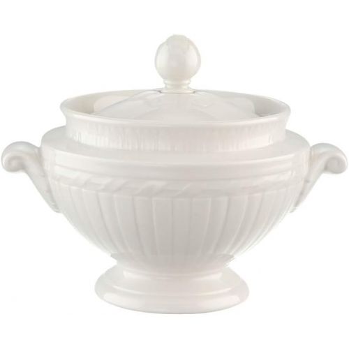  Villeroy & Boch 1046000960 Cellini Covered Sugar, 11.75 oz, White