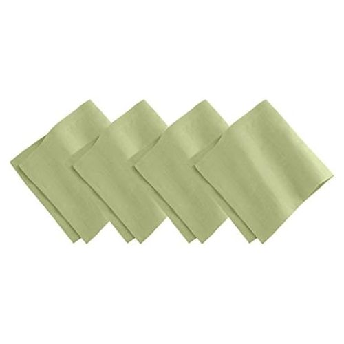  Villeroy & Boch Villeroy and Boch La Classica Luxury Linen Fabric Napkin (Set of 4), 21x21, Lime, 4 Count