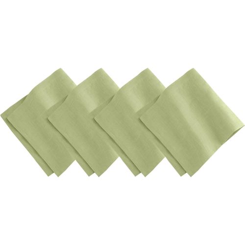  Villeroy & Boch Villeroy and Boch La Classica Luxury Linen Fabric Napkin (Set of 4), 21x21, Lime, 4 Count