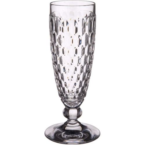  Villeroy & Boch Boston Clear Crystal Champagne Flutes, Set of 1