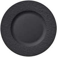 Villeroy & Boch Manufacture Rock Salad Plate, 8.5 in, Premium Porcelain, Gray