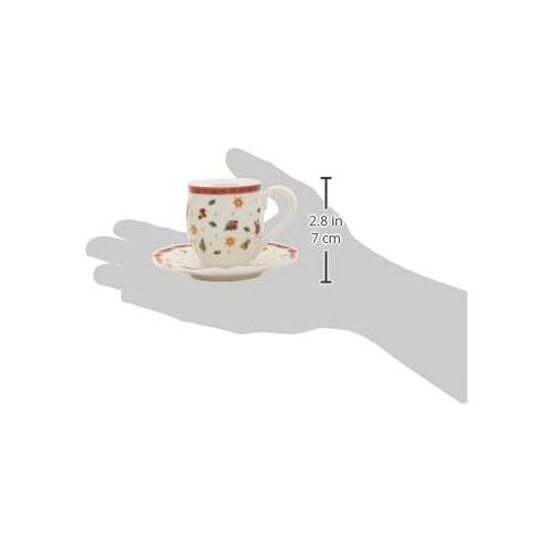  Villeroy & Boch Toys Delight Decoration Candle Holder Cup with Handle, 10 x 6 cm, Multicoloured