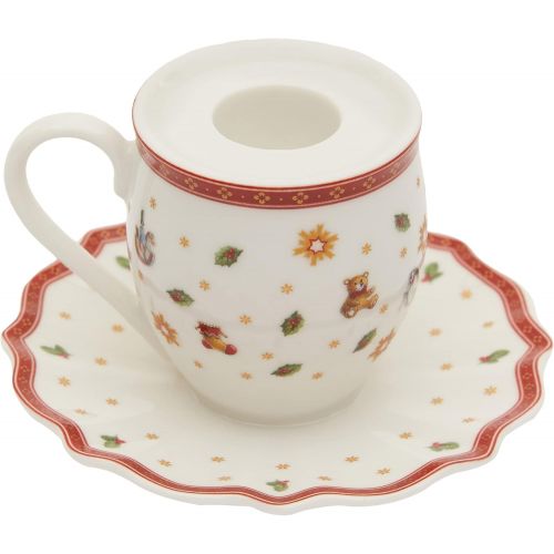  Villeroy & Boch Toys Delight Decoration Candle Holder Cup with Handle, 10 x 6 cm, Multicoloured