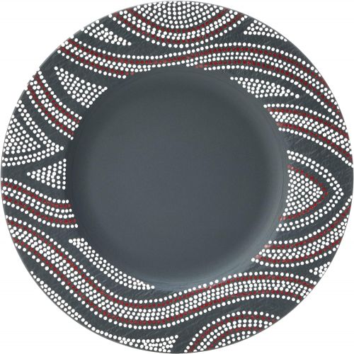  Villeroy & Boch Manufacture Rock Desert Art Dinner Plate, 10.5 in, Premium Porcelain, Black/Colored