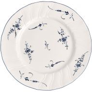 Villeroy & Boch Vieux Luxembourg Dinner Plate, 10.5 in, White/Blue