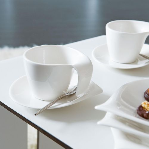  Villeroy & Boch Flow 5-1/2-by-4-3/4 After-Dinner Cup Saucer
