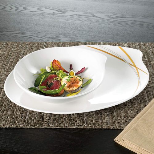  Villeroy & Boch 1034202535 Flow Soup Bowl, 8.25 x 7.75 in, White