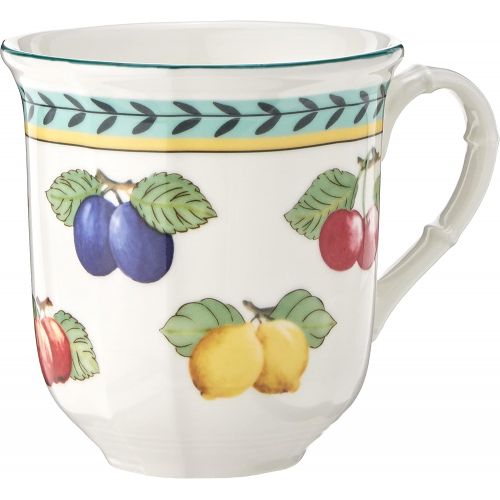  Villeroy & Boch French Garden Fleurence Jumbo Mug, 15 oz, White/Colored