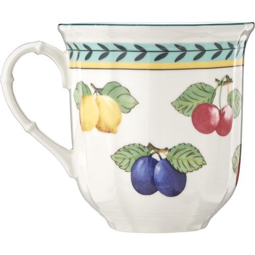  Villeroy & Boch French Garden Fleurence Jumbo Mug, 15 oz, White/Colored