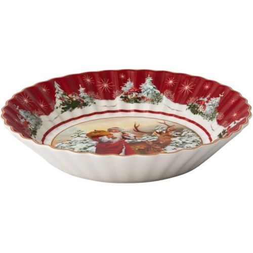  Villeroy & Boch Bowl Large Santa with Forest Animals, 25 x 25 x 5 cm, Multicoloured