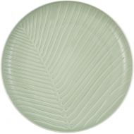 Villeroy & Boch - its my match mineral Leaf plate, a beautifully shaped dinner plate for every day, premium porcelain, green, white, dishwasher safe