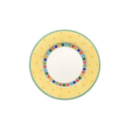  Villeroy & Boch Twist Alea Limone Bread & Butter Plate, 6.5 in, White/Yellow