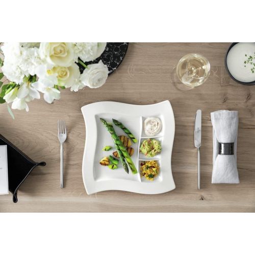  Villeroy & Boch New Wave Grill Plate, 10.5 in, White