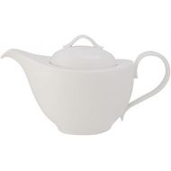 Villeroy & Boch New Cottage Basic Teapot, 1.2 l, Premium Porcelain, White, 1.2