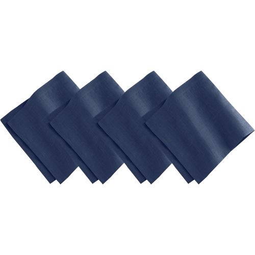  Villeroy & Boch Villeroy and Boch La Classica Luxury Linen Fabric Napkin (Set of 4), 21x21, Indigo