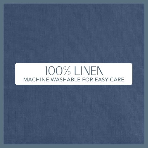  Villeroy & Boch Villeroy and Boch La Classica Luxury Linen Fabric Napkin (Set of 4), 21x21, Indigo