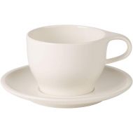 Villeroy & Boch Coffee Passion Cappuccino Set, Premium Porcelain, White, 2 Pieces