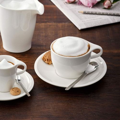  Villeroy & Boch Coffee Passion Cappuccino Set, Premium Porcelain, White, 2 Pieces