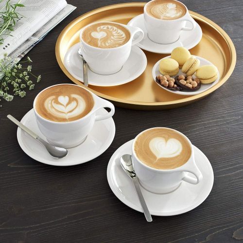  Villeroy & Boch Coffee Passion Cappuccino Set, Premium Porcelain, White, 2 Pieces