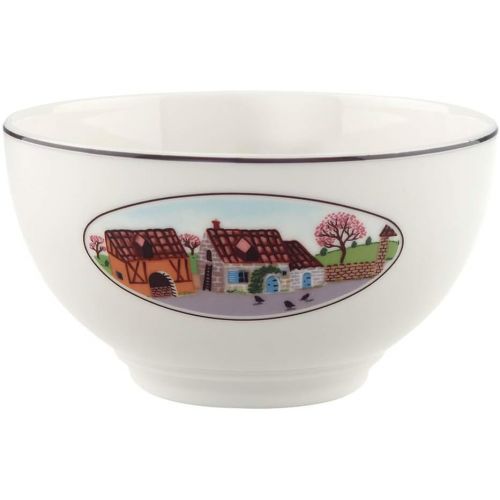 Villeroy & Boch 10-2337-1900 Design Naif Rice Bowl, 20 oz, White/Colorful