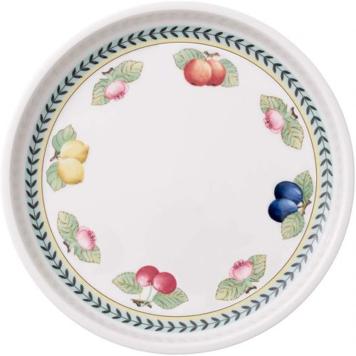  Villeroy & Boch French Garden Serving Plate, 26 cm, Premium Porcelain, White/Colourful