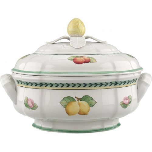  Villeroy & Boch French Garden Fleurence Soup Tureen, 84.5 oz, White/Multicolored