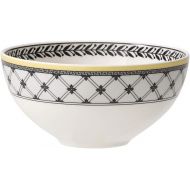 Villeroy & Boch 1010671945 Audun Ferme Individual Bowl : Asia, 4.25 in, White/Gray