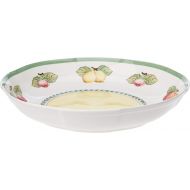 Villeroy & Boch French Garden Fleurence Pasta Serving Bowl, 15 in, White/Colored