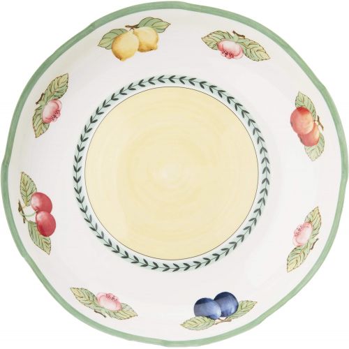  Villeroy & Boch French Garden Fleurence Pasta Serving Bowl, 15 in, White/Colored