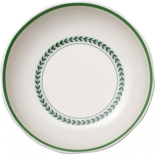  Villeroy & Boch French Garden Line Pasta Bowl, 9.25 in/37 oz, White/Green