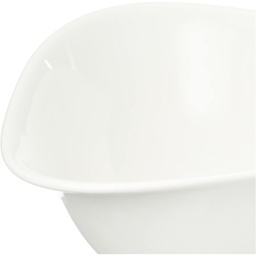  Villeroy & Boch Dune VAPIANO Salad Bowl, 2 Pieces, Premium Porcelain, White