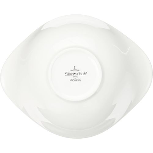  Villeroy & Boch Dune VAPIANO Salad Bowl, 2 Pieces, Premium Porcelain, White