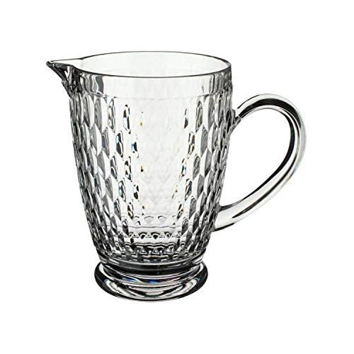  Villeroy & Boch - Boston jug, exquisite, beautifully shaped jug to serve delicious drinks at any party, crystal, transparent