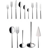 Villeroy & Boch Piemont Cutlery Set 113 Pieces, 18/10 Stainless Steel, Metal