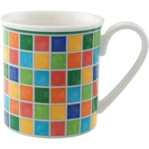  Villeroy & Boch Twist Alea Limone Mug, 10 oz, White/Yellow