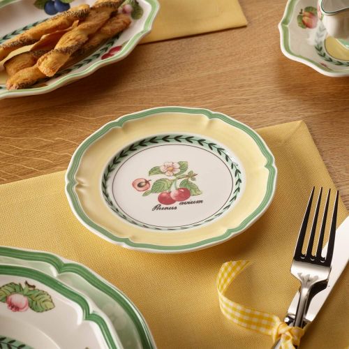  Villeroy & Boch French Garden Valence Bread & Butter Plate : Cherry, 6.5 in, White/Multicolored