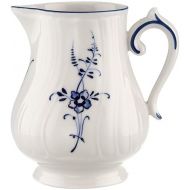 Villeroy & Boch 1023410760 Vieux Luxembourg Creamer, 8 oz, White/Blue