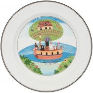 Villeroy & Boch Design Naif Dinner Plate #2-Noahs Ark, 10.5 in, White/Colorful