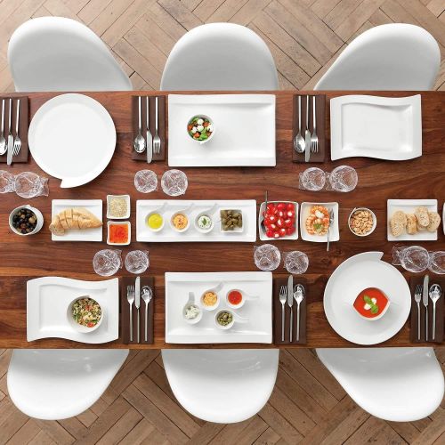  Villeroy & Boch Newwave Cutlery Service, 24 Pieces, Multi-Piece Cutlery Set Made From Stainless Steel for Up to 6 People, Dishwasher Safe